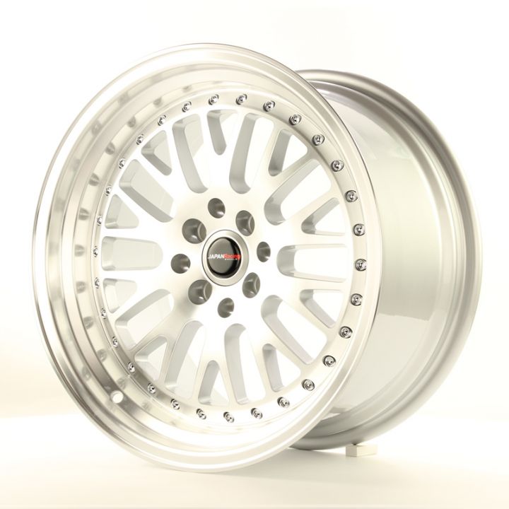Season Sale - Japan Racing Wheels - JR-10 Silver Machined (17x8 Zoll)