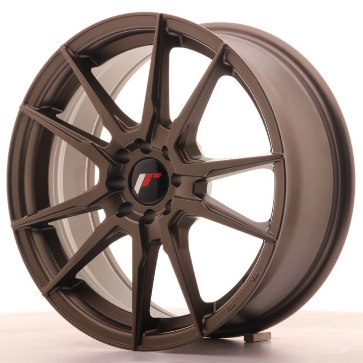 Season Sale - Japan Racing Wheels - JR-21 Matt Bronze (17x7 Zoll)