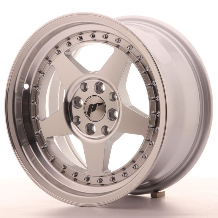 Pre Season Sale - Japan Racing Wheels - JR-6 Silver Machined (16x8 Zoll)