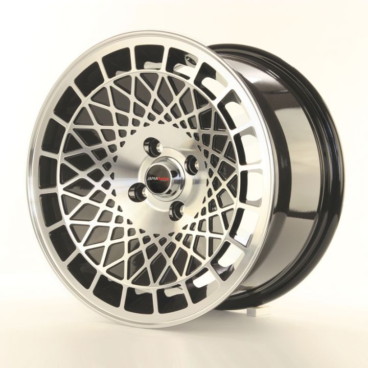 Japan Racing Wheels - JR-14 Black Machined (15 inch)
