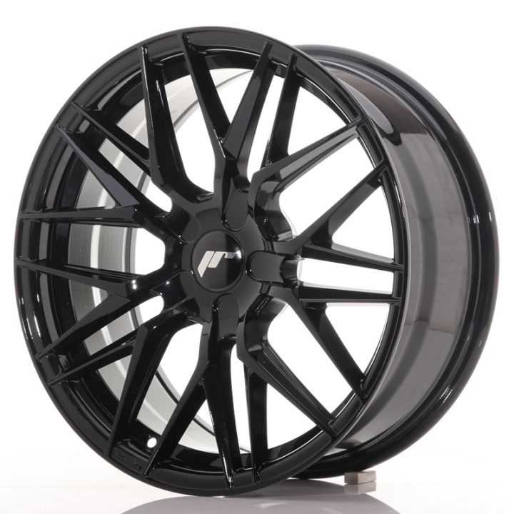 SALE - Japan Racing Wheels - JR-28 Glossy Black (18x7.5 Zoll)