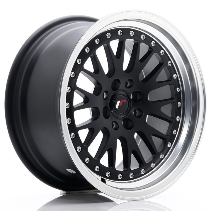 Japan Racing Wheels - JR-10 Matt Black Machined (16x8 Zoll)