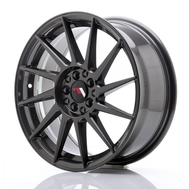 SALE - Japan Racing Wheels - JR-22 Hyper Gray (17x7 Zoll)