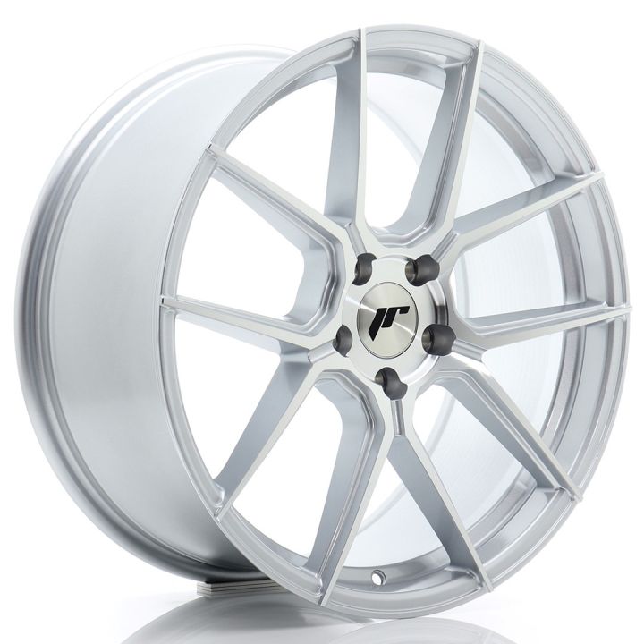 Felgensatz - 4 St�ck - Japan Racing Wheels - JR-30 Silver Machined (19x8.5 Zoll und 19x9.5 Zoll 5x120 T�V)