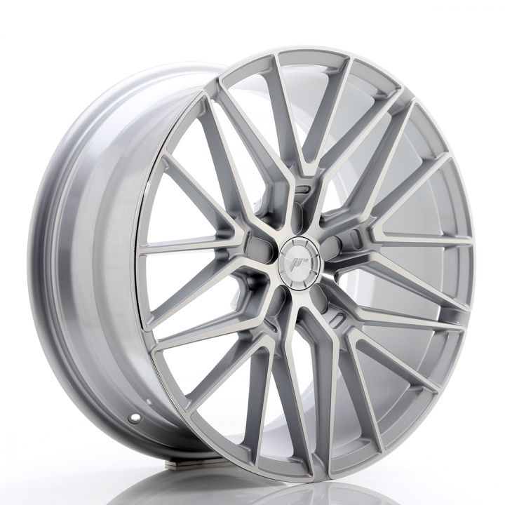 Felgensatz - Japan Racing Wheels - JR-38 Silver Machined (20x9 ET 20-45 + 20x10 ET 45 5x112)