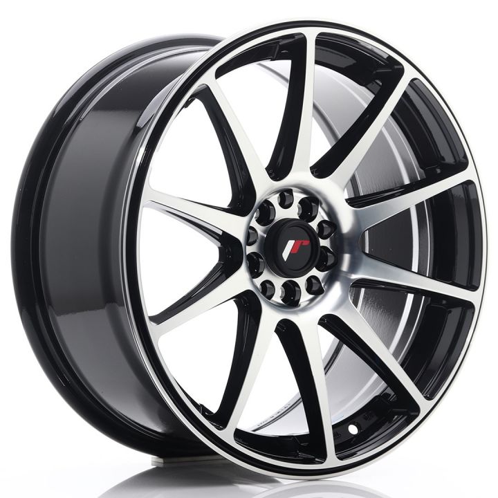 Japan Racing Wheels - JR-11 Black Machined (18x8.5 Zoll)