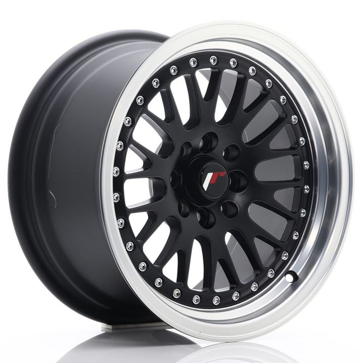 Japan Racing Wheels - JR-10 Matt Black Machined (15x8 Zoll)