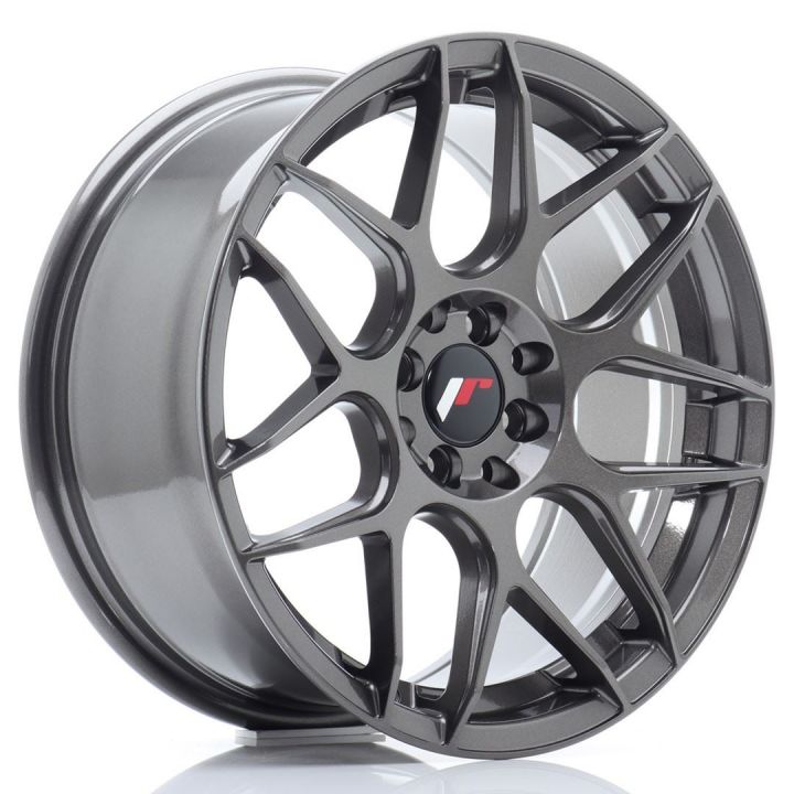 SALE - Japan Racing Wheels - JR-18 Hyper Gray (17x8 Zoll)