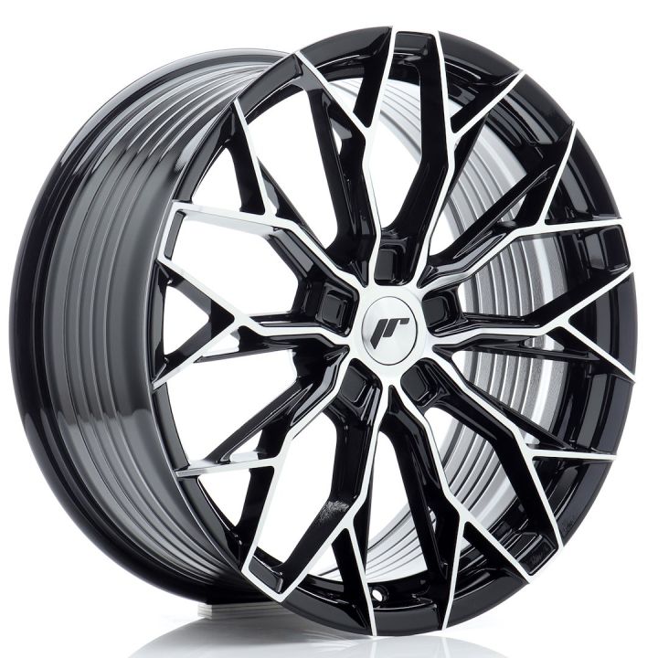 Japan Racing Wheels - JR-49 Gloss Black Machined (19x8.5 Zoll)
