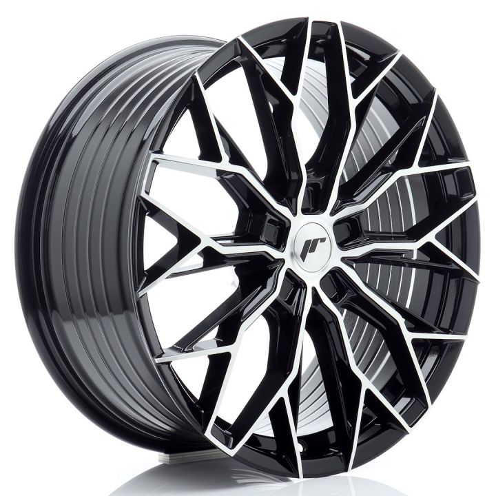 Japan Racing Wheels - JR-49 Gloss Black Machined (20x8.5 Zoll)