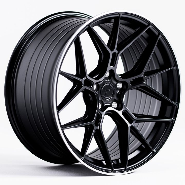Japan Racing Wheels - JR-51 Satin Black Machined (19x8.5 Zoll)