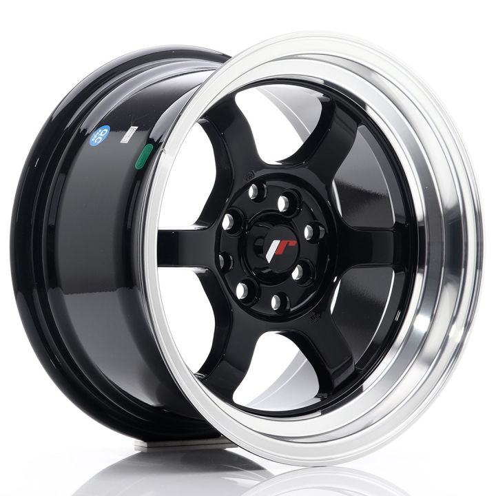 SALE - Japan Racing Wheels - JR-12 Gloss Black (15x8.5 Zoll)