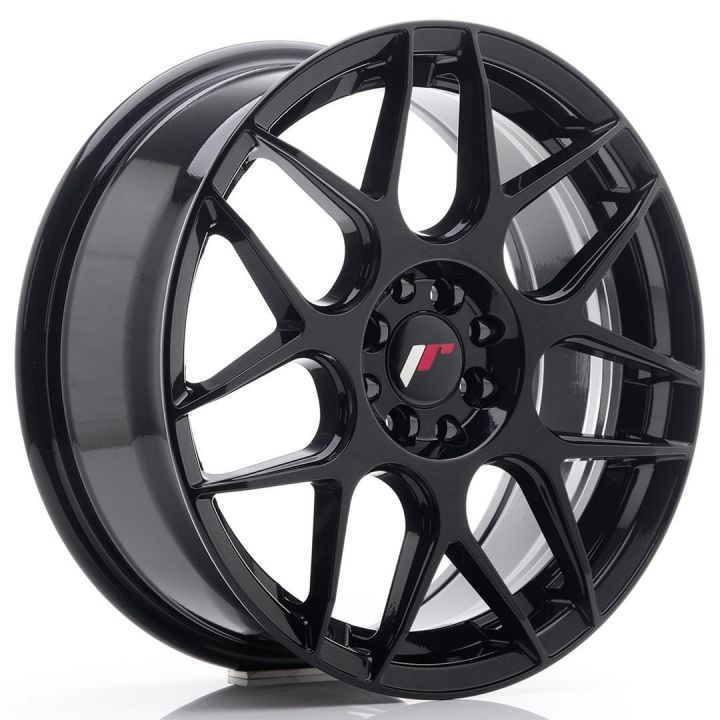 SALE - Japan Racing Wheels - JR-18 Gloss Black (17x7 Zoll)