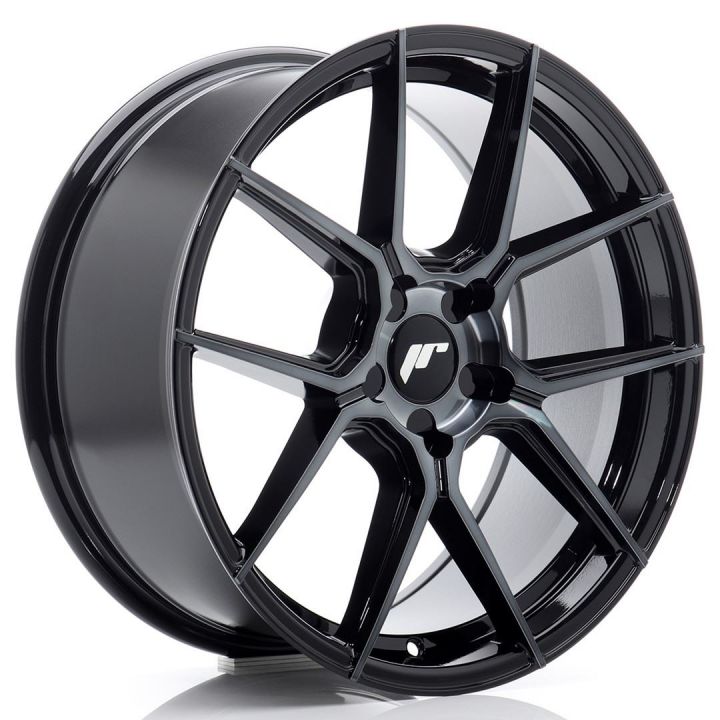 SALE - Japan Racing Wheels - JR-30 Black Machined (18x8 Zoll)