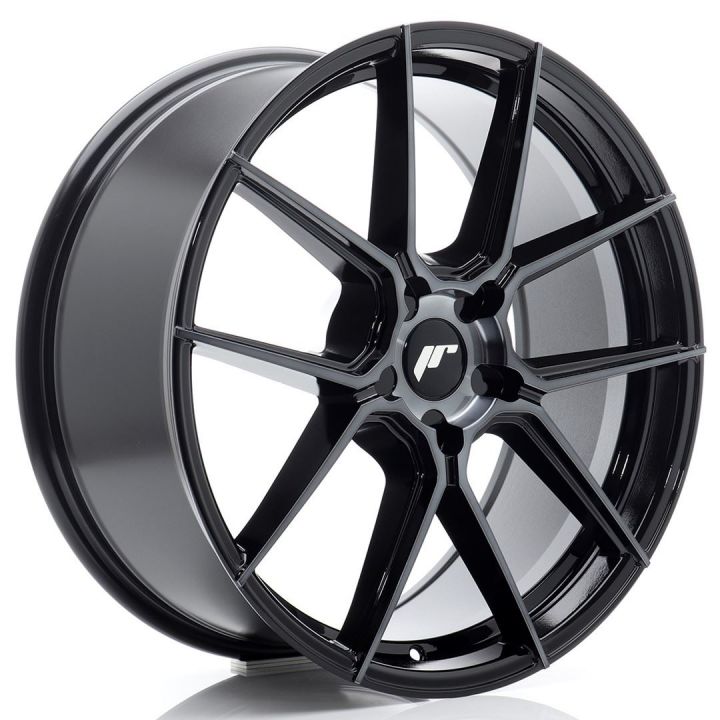 SALE - Japan Racing Wheels - JR-30 Black Machined (20x8 Zoll)