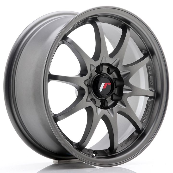 Japan Racing Wheels - JR-5 Matt Gun Metal (16x7 Zoll)