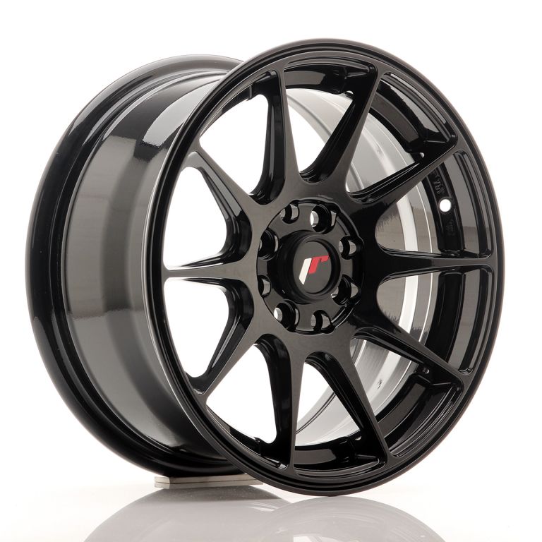 Japan Racing Wheels - JR-11 Glossy Black (15x7 - Japan ...