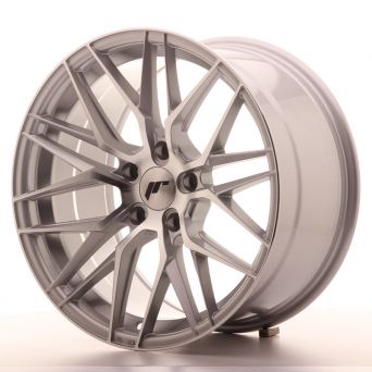 Japan Racing Wheels - JR-28 Silver Machined (18x9.5 inch)