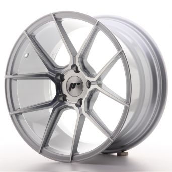 Japan Racing Wheels - JR-30 Silver Machined (18x9.5 inch)