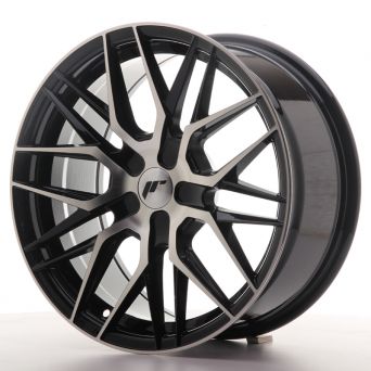 Japan Racing Wheels - JR-28 Black Machined (17x8 inch)