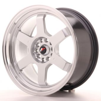 Season Sale - Japan Racing Wheels - JR-12 Hyper Silver Polished Lip (18x9 Zoll)