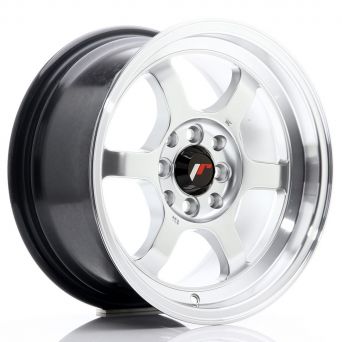 Japan Racing Wheels - JR-12 Hyper Silver Polished Lip (15 Zoll)