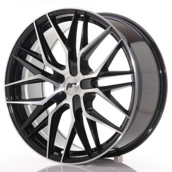 Japan Racing Wheels - JR-28 Glossy Black Machined (21x9 Zoll)