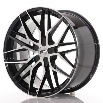 Japan Racing Wheels - JR-28 Glossy Black Machined (21x10.5 Zoll)