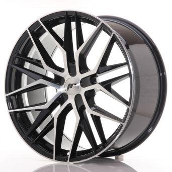 Japan Racing Wheels - JR-28 Glossy Black Machined (22x9 inch)