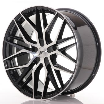 Japan Racing Wheels - JR-28 Glossy Black Machined (22x10.5 Zoll)