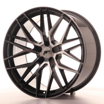 Japan Racing Wheels - JR-28 Glossy Black Machined (20x10 inch)