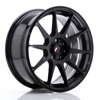 Japan Racing Wheels - JR-11 Glossy Black (17x7.25 inch)