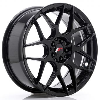 Japan Racing Wheels - JR-18 Glossy Black (18x8.5 inch)
