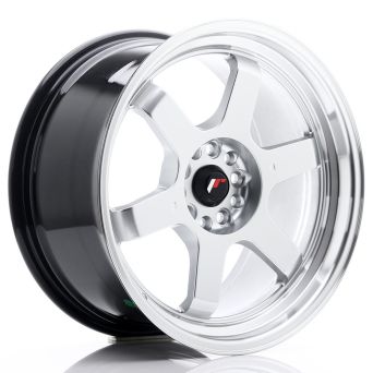 Japan Racing Wheels - JR-12 Hyper Silver Polished Lip (18x9 inch)