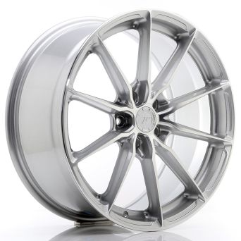 Japan Racing Wheels - JR-37 Silver Machined (19x8.5 inch)