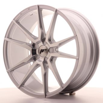 Japan Racing Wheels - JR-21 Silver Machined (19X8.5 and 9.5 Zoll - ET 35 - 5X120)