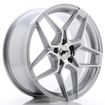 Japan Racing Wheels - JR-34 Silver Machined (18x8 inch)