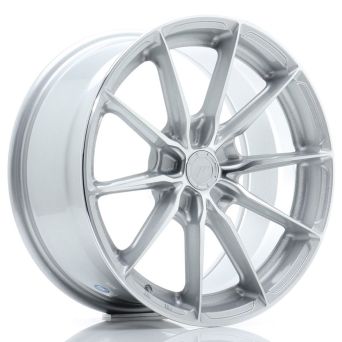 Japan Racing Wheels - JR-37 Silver Machined (17x8 inch)