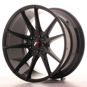 Wheelset - Japan Racing Wheels - JR-21 Glossy Black (19x9.5 ET 20 + 19x11 ET 22 5x114.3)