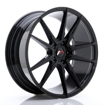 Wheelset - Japan Racing Wheels - JR-30 Glossy Black (20x8.5 ET 35 + ET 30 5x112)