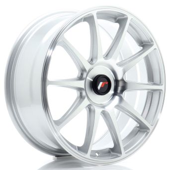 Japan Racing Wheels - JR-11 Silver Machined (18x7.5 inch)