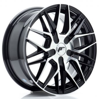 Japan Racing Wheels - JR-28 Gloss Black Machined Face (16x7 Zoll)