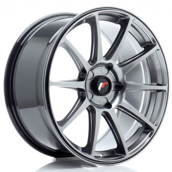 Japan Racing Wheels - JR-11 Hyper Black (18x8.5 inch)