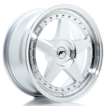 Japan Racing Wheels - JR-6 Silver Machined (17x9 inch)