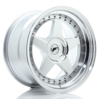 Japan Racing Wheels - JR-6 Silver Machined (18x10 inch)