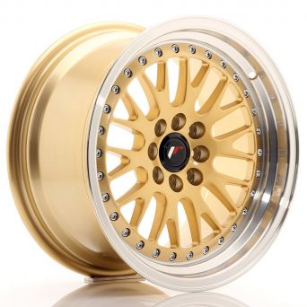 Japan Racing Wheels - JR-10 Gold Machined (16x8 Zoll)