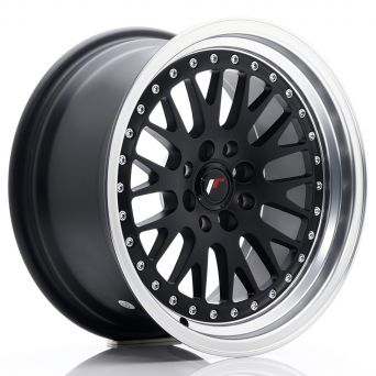 Japan Racing Wheels - JR-10 Matt Black Machined (16x8 Zoll)