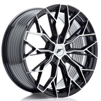 Japan Racing Wheels - JR-49 Gloss Black Machined (19x8.5 Zoll)
