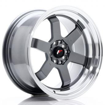 SALE - Japan Racing Wheels - JR-12 Gun Metal (17x9 Zoll)