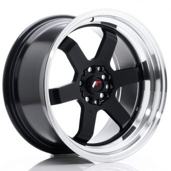 SALE - Japan Racing Wheels - JR-12 Gloss Black (17x9 Zoll)